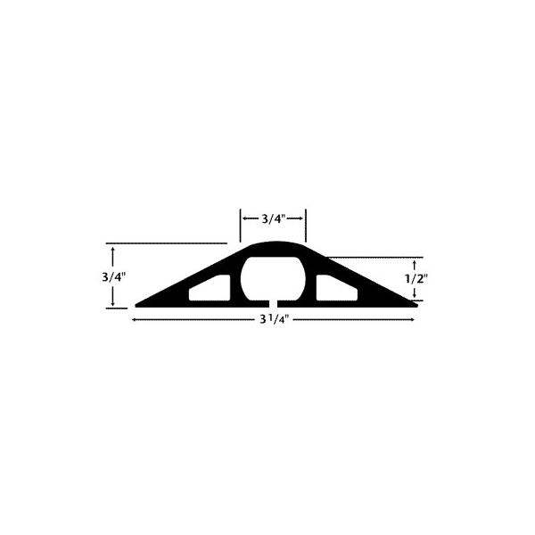 ED Rubber Duct Cover D-2- 10ft - Gray